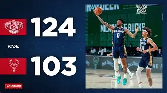 开云体育app-雄鹿球星安戴托昆波在场下庆祝同队胜利()  第2张